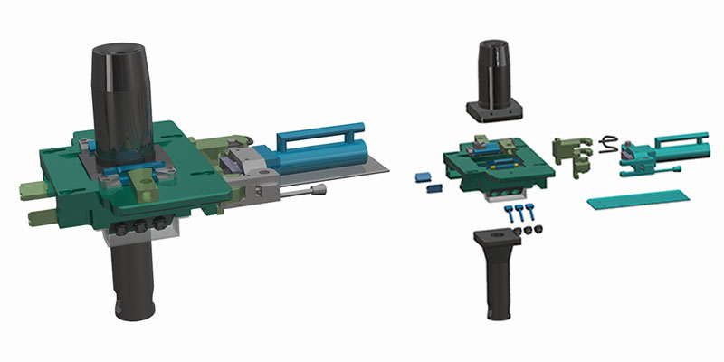 Tundish Calibrated Nozzle Changer For Slab TH210-BP70 Gate